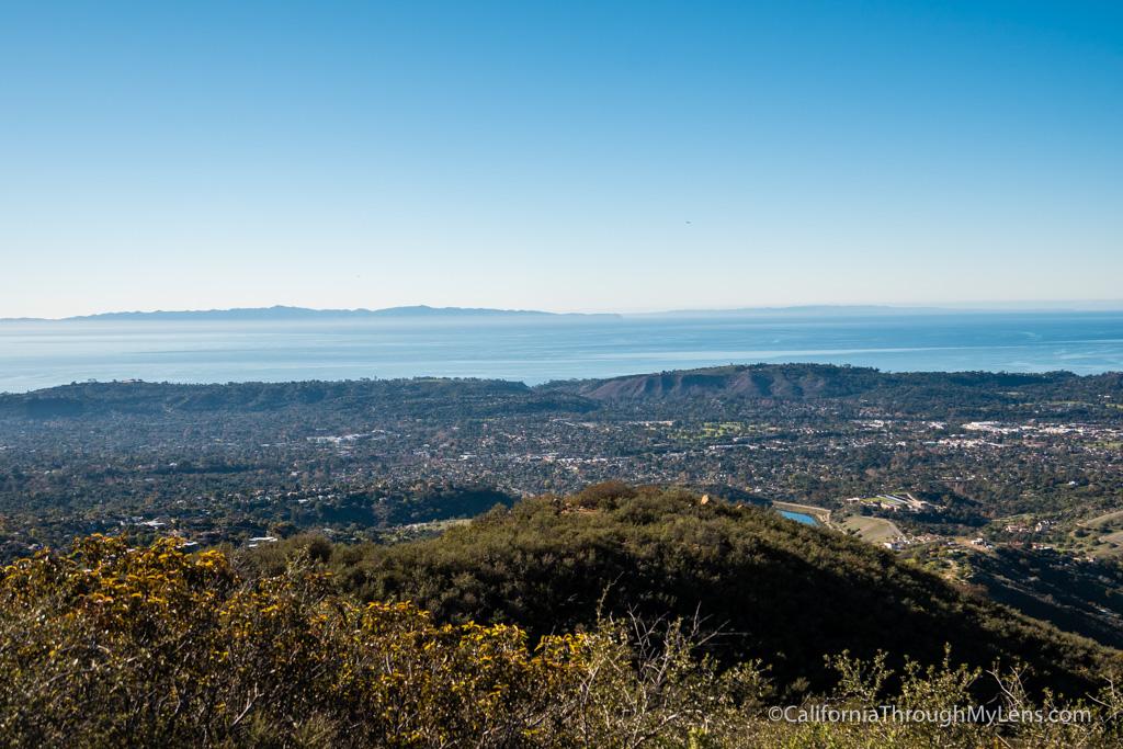 Inspiration Point Trailhead scenic view from the hike showcasing panoramic overlooks and Santa Barbara landscape