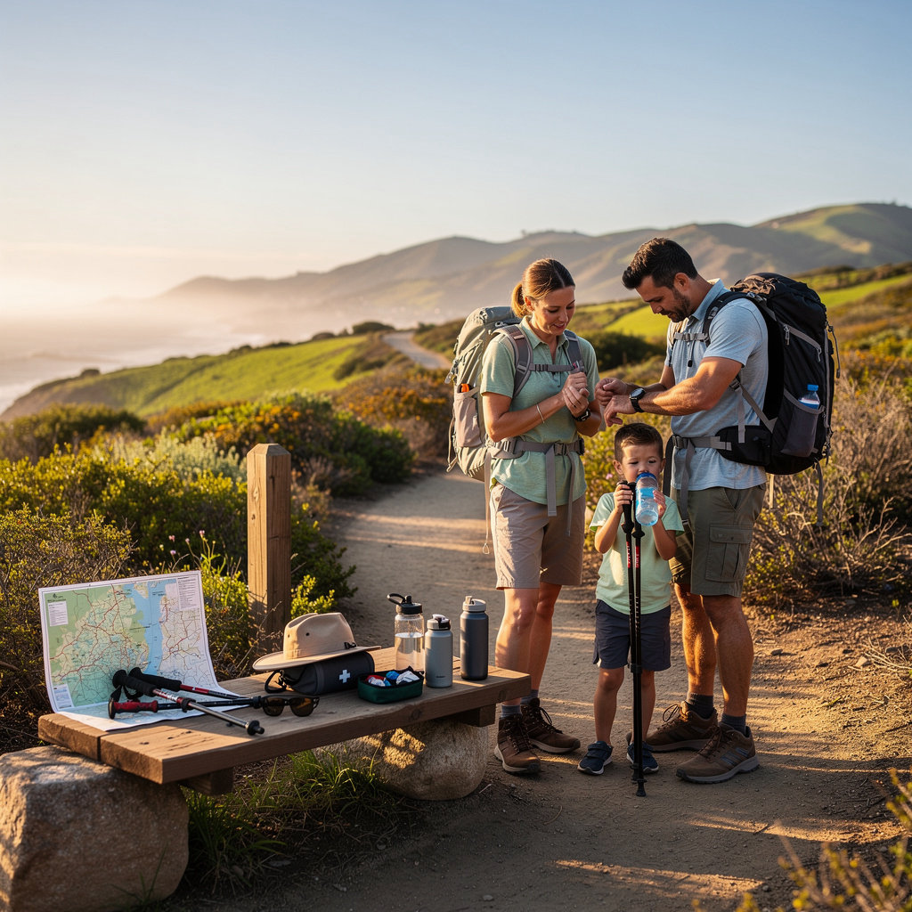 Inspiration Point Trailhead seasonal hiking guide showing ideal spring and fall conditions in Santa Barbara